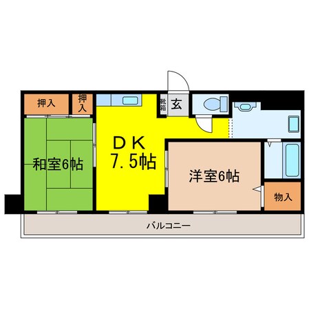 大津駅 徒歩10分 3階の物件間取画像